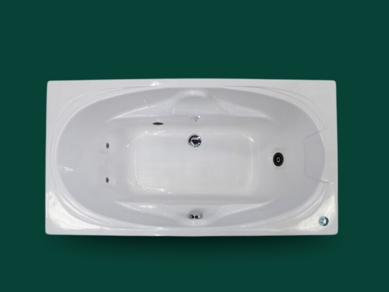 Banheira Falésia C/Hidro 150 x 80 x 41cm|Acrílico 