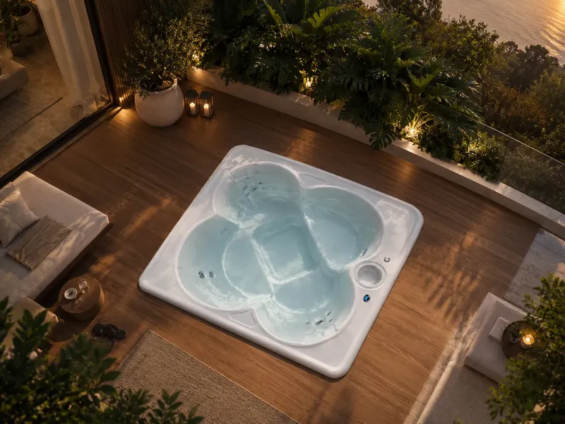 Spa Zen Aqua Relax instalado em varanda